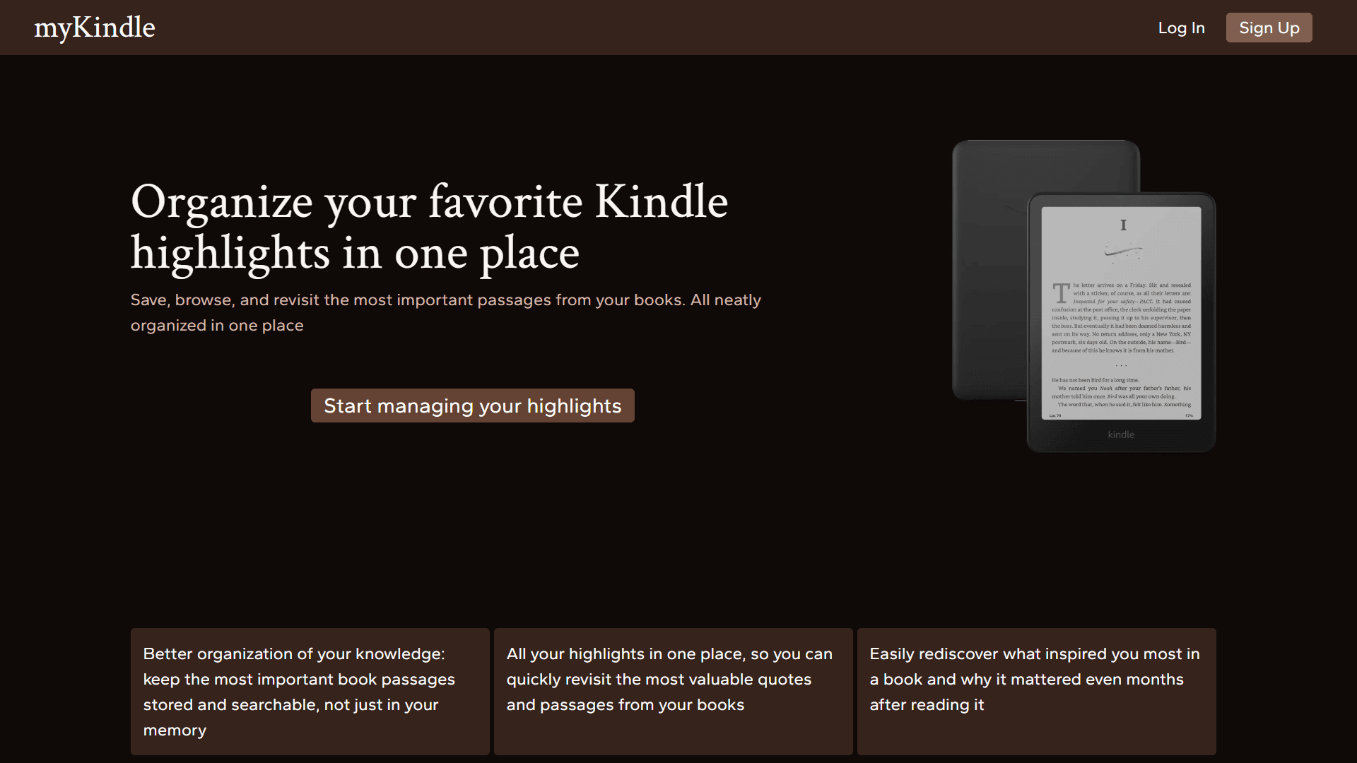 myKindle Highlights